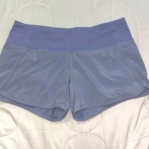 COPY - Periwinkle LuluLemon Speed Up Mid-Rise Shorts 4”